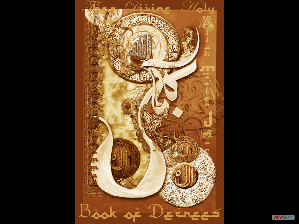 NEW ALLAH MASTER J BOOK OF DECREE COVER 2014B